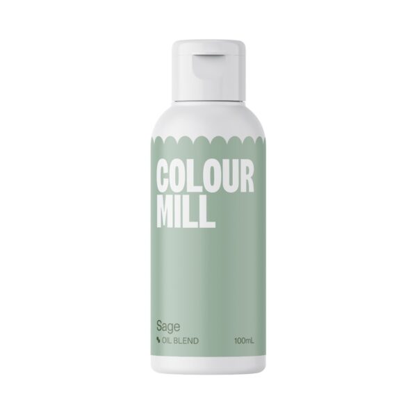 Colour Mill Oil Based Food Colour – Sage Colour 100ml